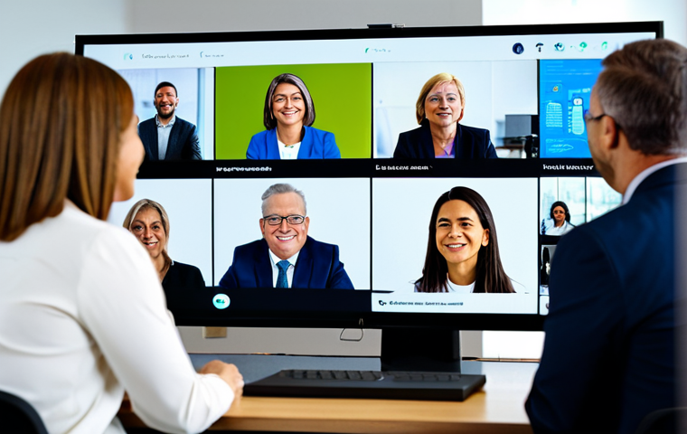 Community Moderation**

"A diverse group of people participating in a virtual town hall meeting, displayed on a large screen in a modern office. Moderators are actively guiding the discussion with clear and respectful gestures. The atmosphere is collaborative and inclusive. Fully clothed, professional environment, safe for work, appropriate content, perfect anatomy, natural proportions, well-lit, professional photography, high quality."

**