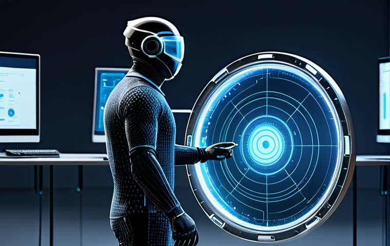 가상 세계에서의 자율적인 정책 형성 - Ethical AI in Online Communities**

"Concept art of a stylized, friendly AI assistant mediating a di...